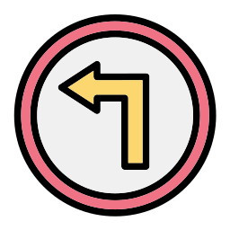 왼쪽 길 icon