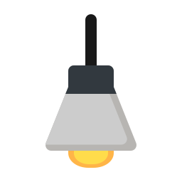 lampada da soffitto icona