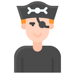 pirata icono