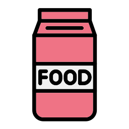 Продовольственный пакет иконка