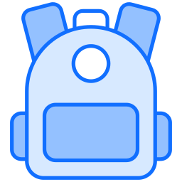 Student bag icon