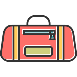 Sport bag icon