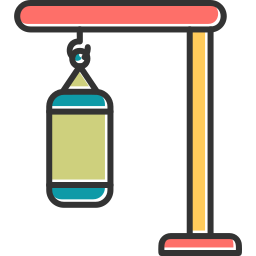 Боксерский мешок иконка