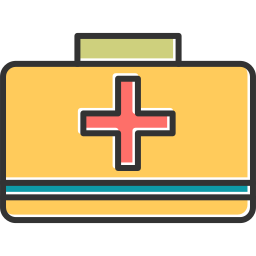 First aid kit icon