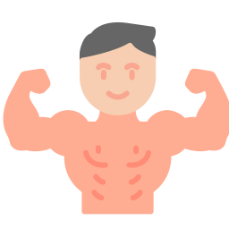 Body builder icon