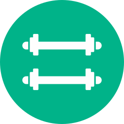 Weighted bars icon