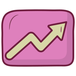 Growth chart icon