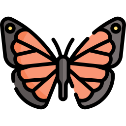 mariposa monarca icono