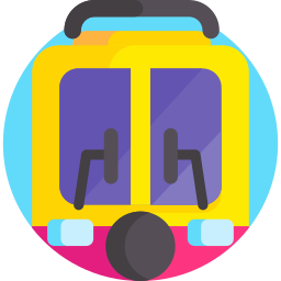 Trolley car icon