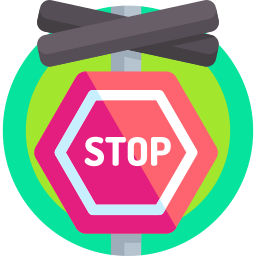 Train stop icon