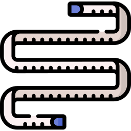 Measuring tape icon