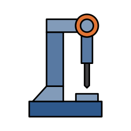 braccio robotico icona