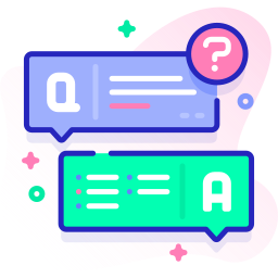 Question and answer icon