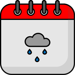 giorno di pioggia icona