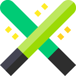 Glow sticks icon