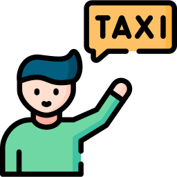 llamar taxi icono