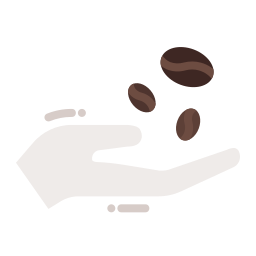 grãos de café Ícone
