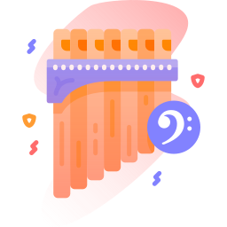 Pan flute icon