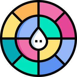 Цветовой круг иконка