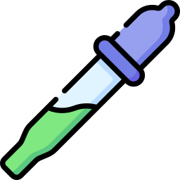 pipette à couleurs Icône