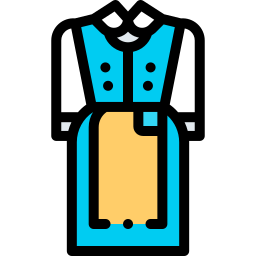 traditionelles kleid icon