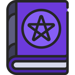 libro de hechizos icono
