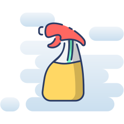 Cleaning spray icon