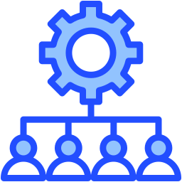 estructura de organización icono