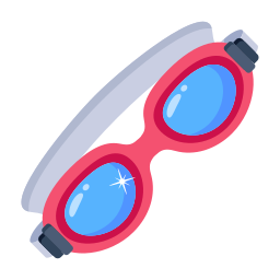okulary do pływania ikona