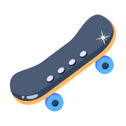 Skate board icon