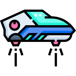 Flying car icon