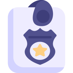 distintivo de polícia Ícone