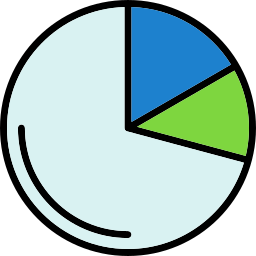 diagramme circulaire Icône