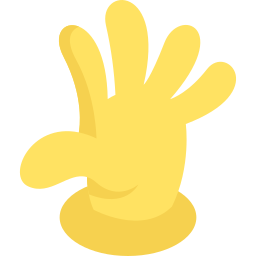 rubberen handschoenen icoon