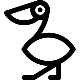 pelícano icono