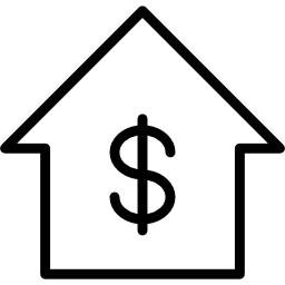 cena domu ikona