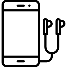 smartphone-koptelefoon icoon