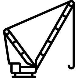 grúa de construcción icono