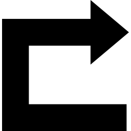 정사각형 화살표 icon