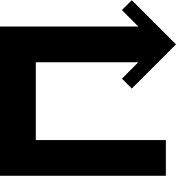 flèche carrée Icône
