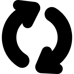 flechas redondas icono