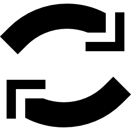 frecce rotonde icona