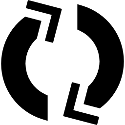 frecce rotonde icona