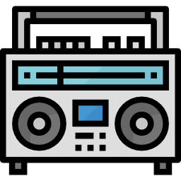 Radio cassette icon