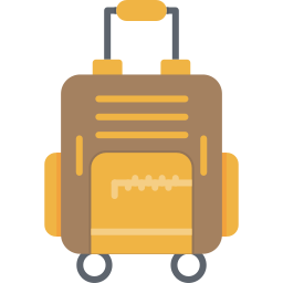 Travel bag icon