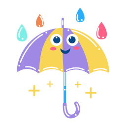 paraguas sticker