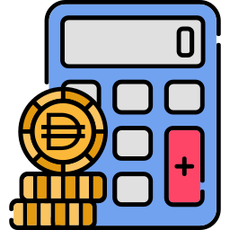 calculadora de moneda icono