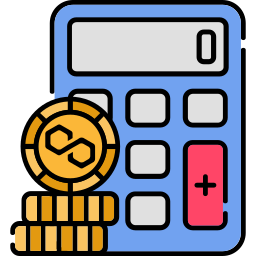 calculadora de moneda icono