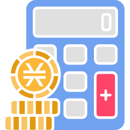 calculadora de moneda icono