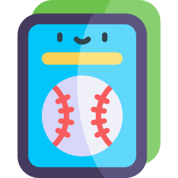 Бейсбольная карточка иконка